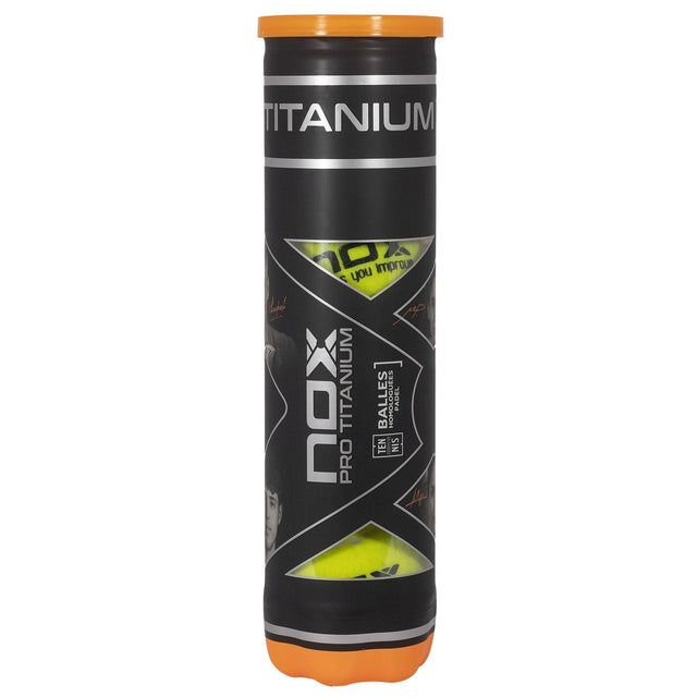 PRO TITANIUM 4 NOX Padel Balls can
